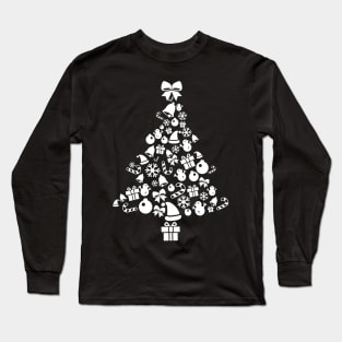 Winter Snowflake White Christmas Long Sleeve T-Shirt